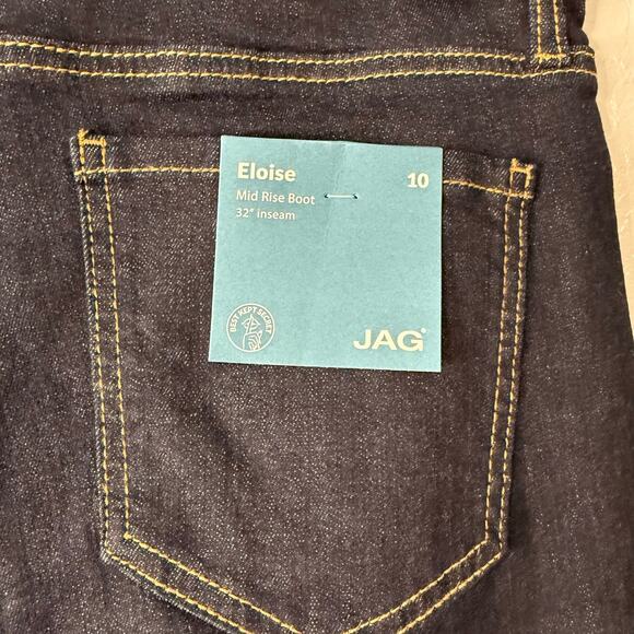 Jag Eloise Mid Rise Boot Cut Jeans, 10 - Picture 5 of 9